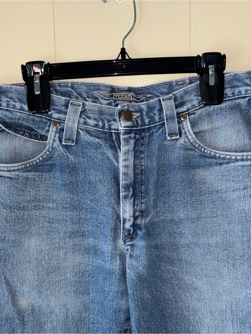 Texas Light Blue Straight Men’s Jeans Made in USA. Vintage